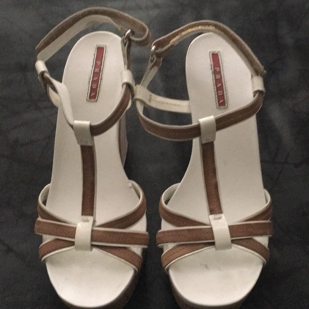 Prada wedges